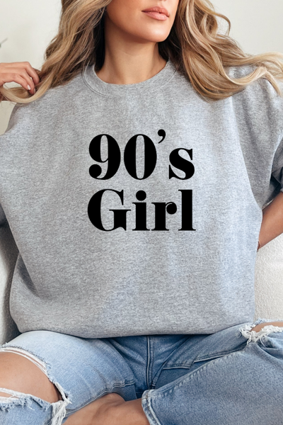 90's GIRL SWEATSHIRT (GILDAN)