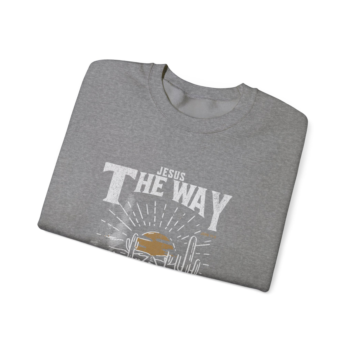 Jesus, The Way, The Truth, The Life Sweatshirt   (GILDAN)