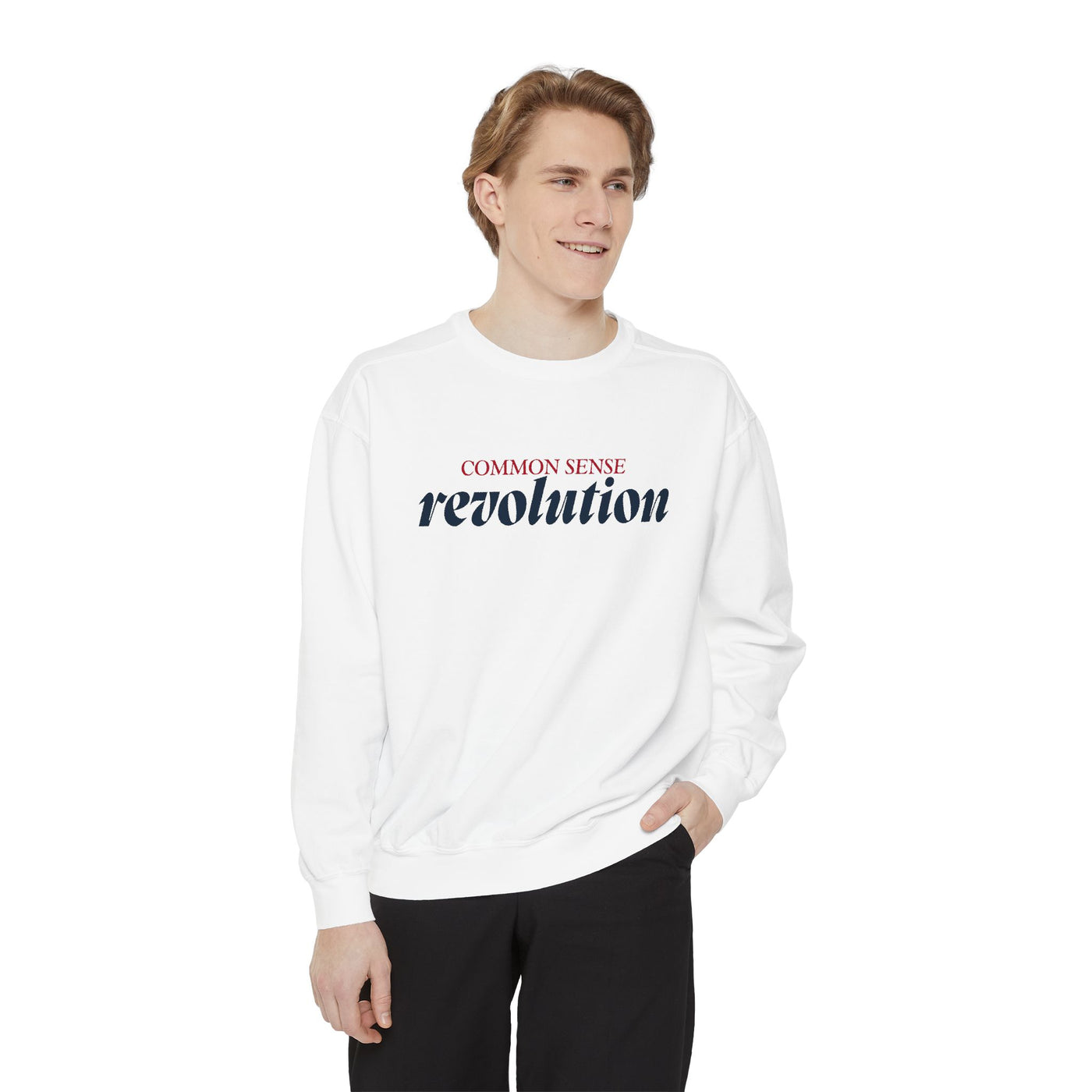 COMMON SENSE REVOLUTION SWEATSHIRT (COMFORT COLORS)