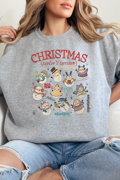 CHRISTMAS TAYLOR'S VERSION SWEATSHIRT (GILDAN)