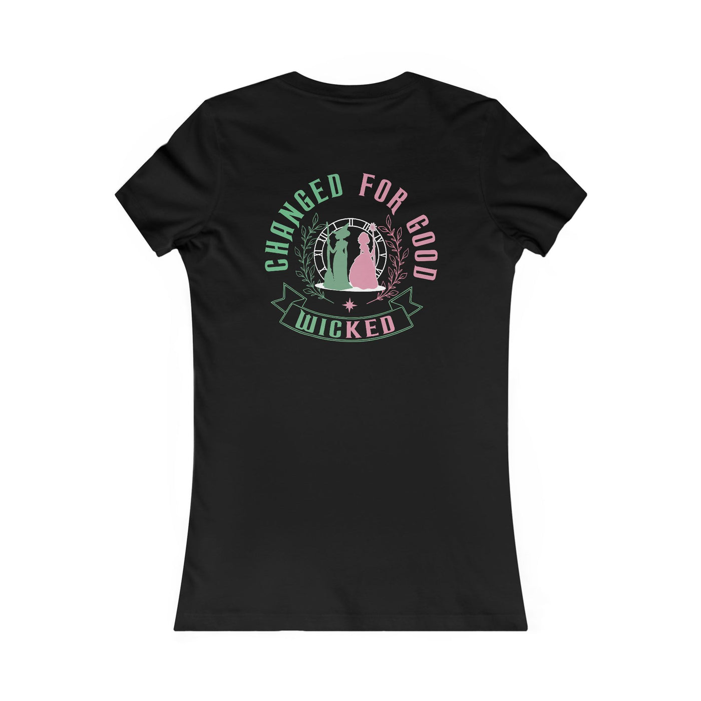 ELPHABA 2 SIDED PRINT FITTED TEE (GILDAN)