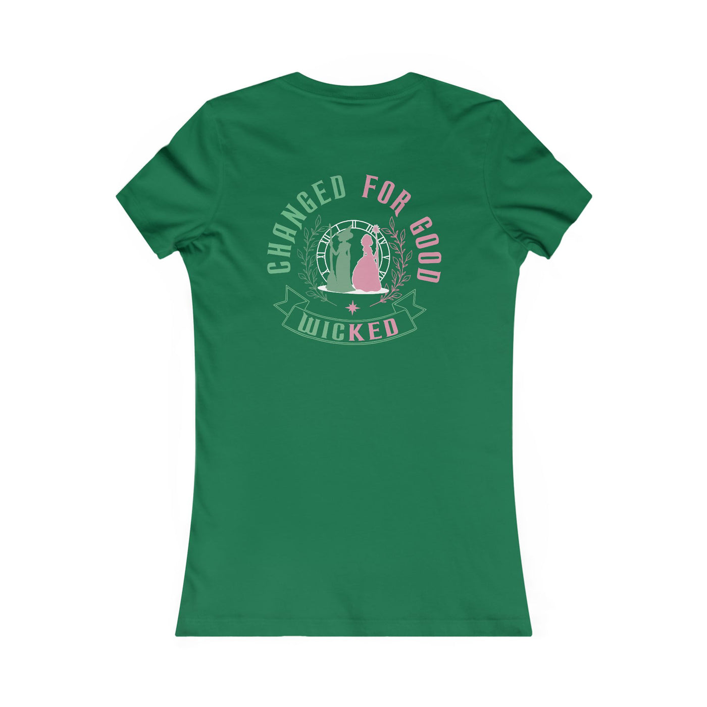 ELPHABA 2 SIDED PRINT FITTED TEE (GILDAN)