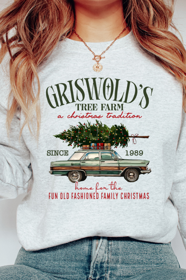 GRISWOLD'S CHRISTMAS TREE FARM SWEATSHIRT (GILDAN)