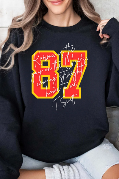 87 Karma Football Season Sweatshirt (GILDAN)