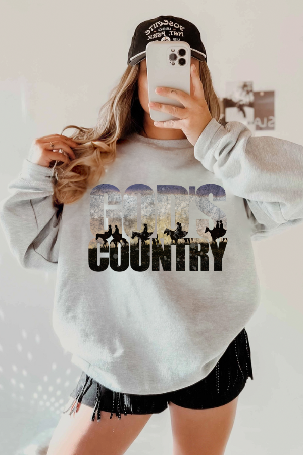 God's Country Sweatshirt (GILDAN)