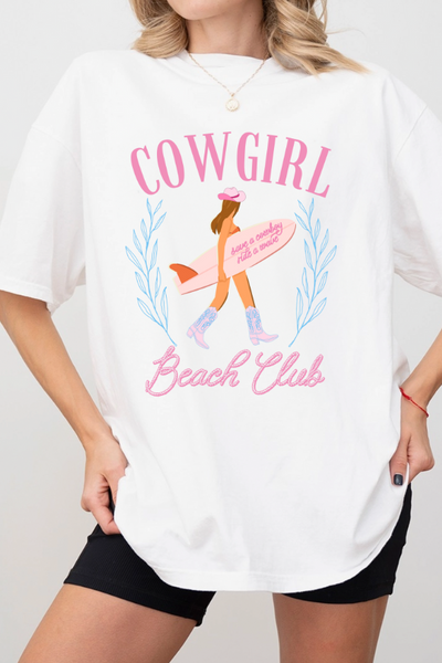 Cowgirl Beach Club T-Shirt (COMFORT COLORS)