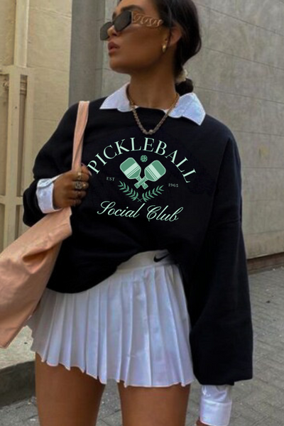 Pickle Ball Social Club Sweatshirt  (GILDAN)