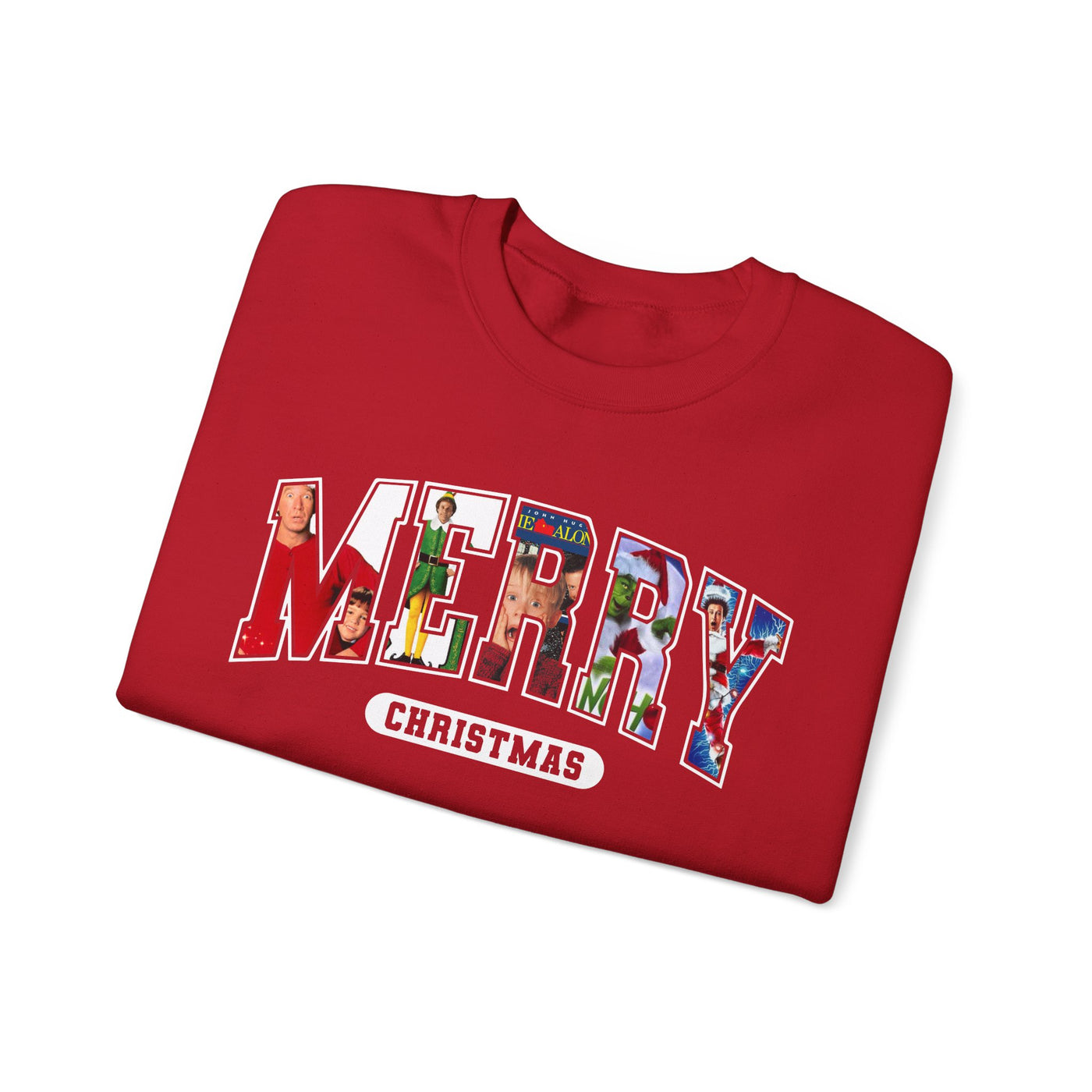 CHRISTMAS MOVIES SWEATSHIRT (GILDAN)