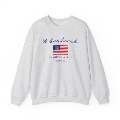 OFFICIALLY UNBURDENED BY WHAT HAS BEEN FLAG SWEATSHIRT (GILDAN)