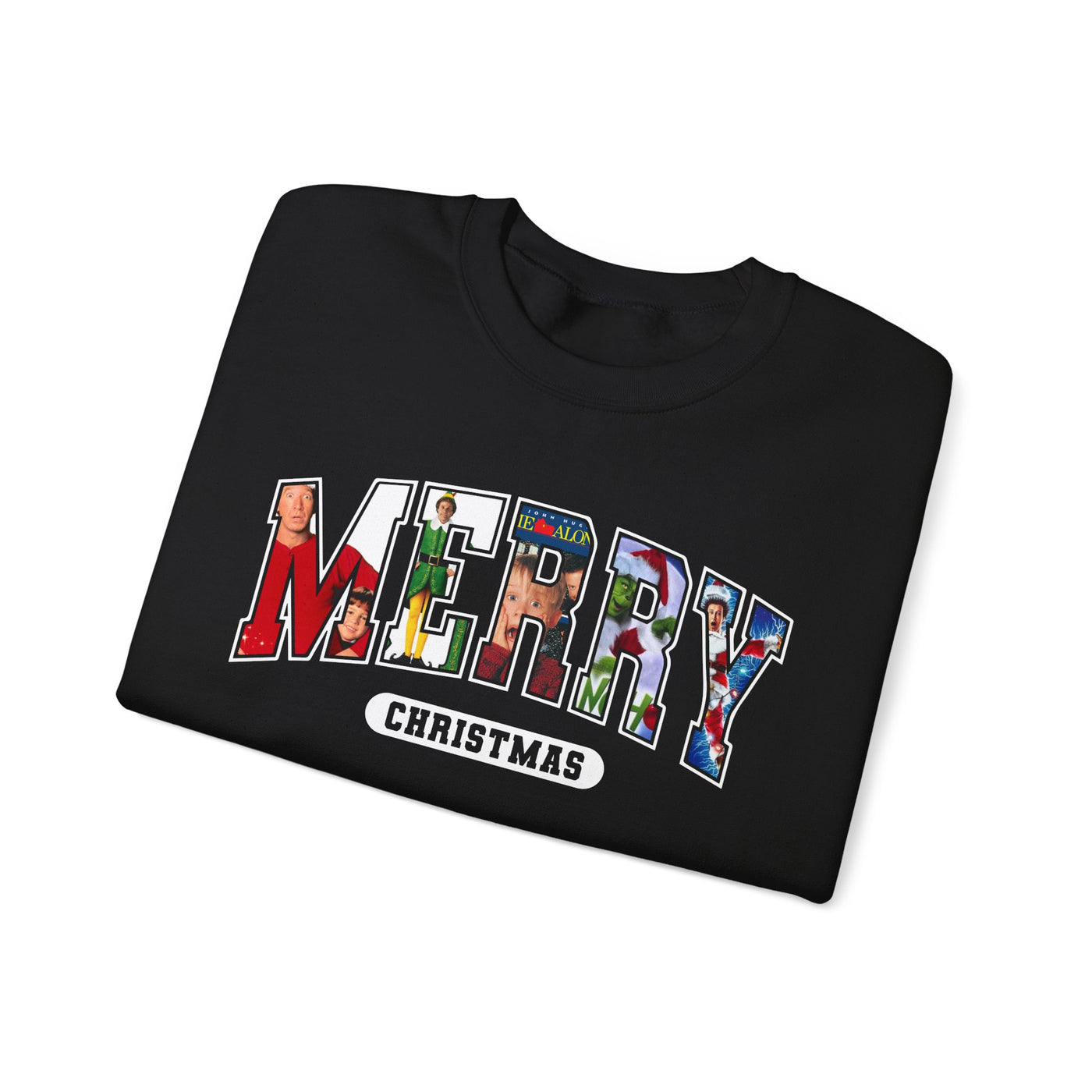 CHRISTMAS MOVIES SWEATSHIRT (GILDAN)