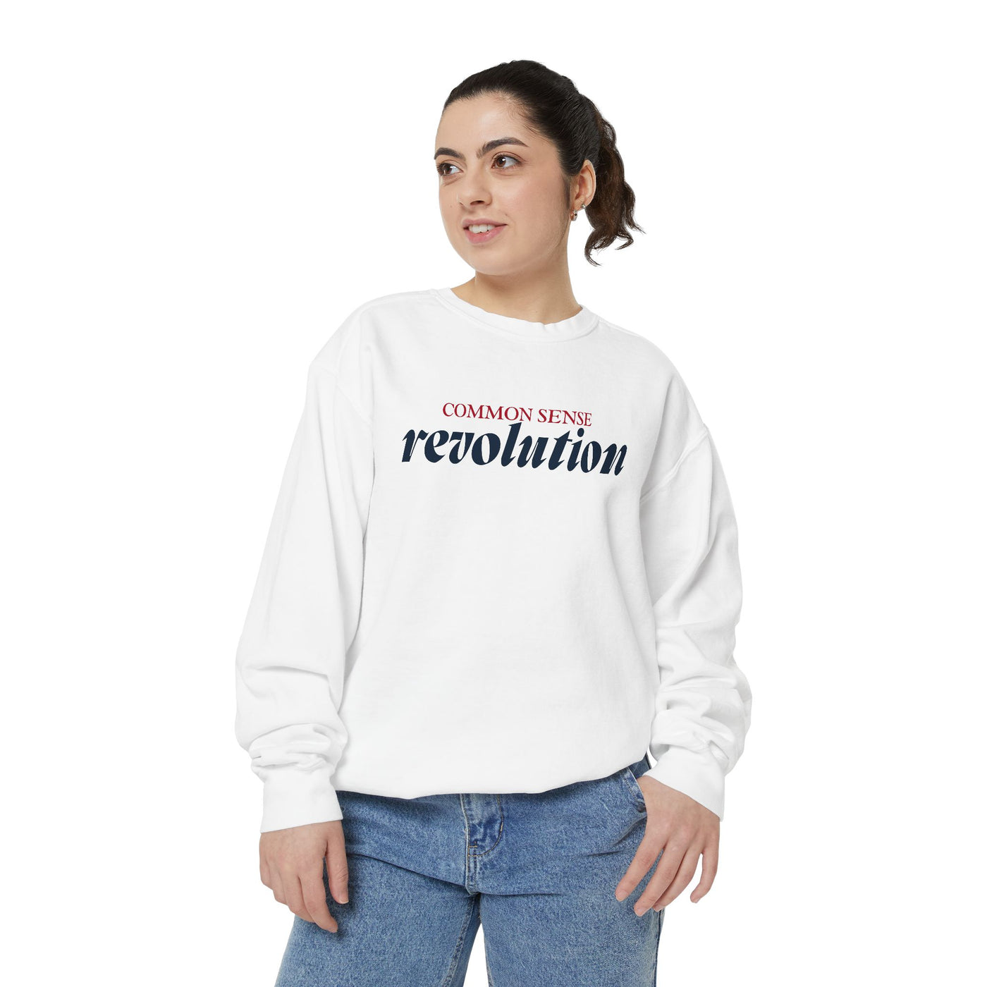 COMMON SENSE REVOLUTION SWEATSHIRT (COMFORT COLORS)