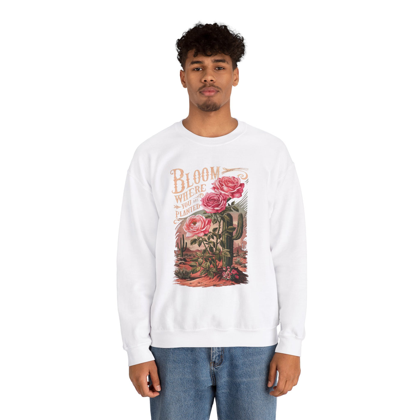 Bloom Where You Are Planted Sweatshirt (GILDAN)