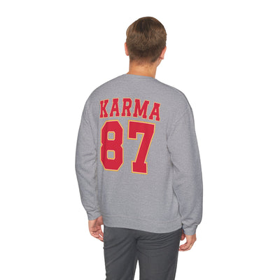 87 Karma 2 Sided Print Sweatshirt (GILDAN)