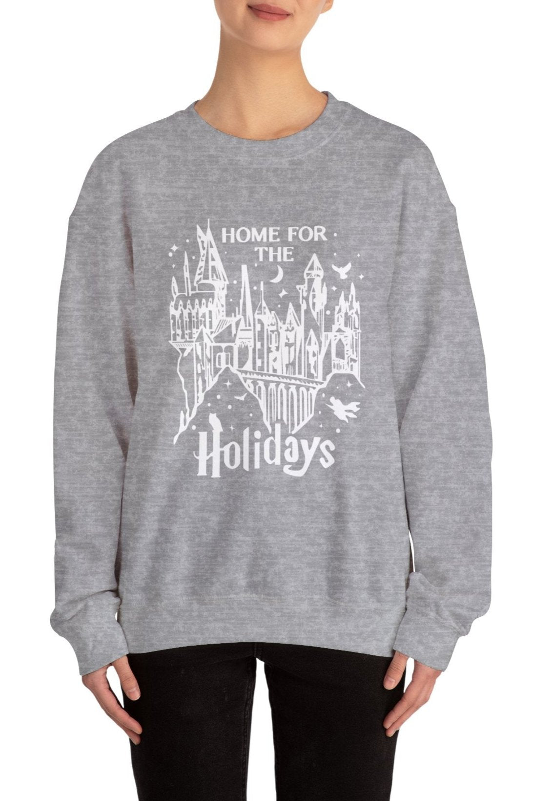 HOME FOR THE HOLIDAYS SWEATSHIRT (GILDAN)