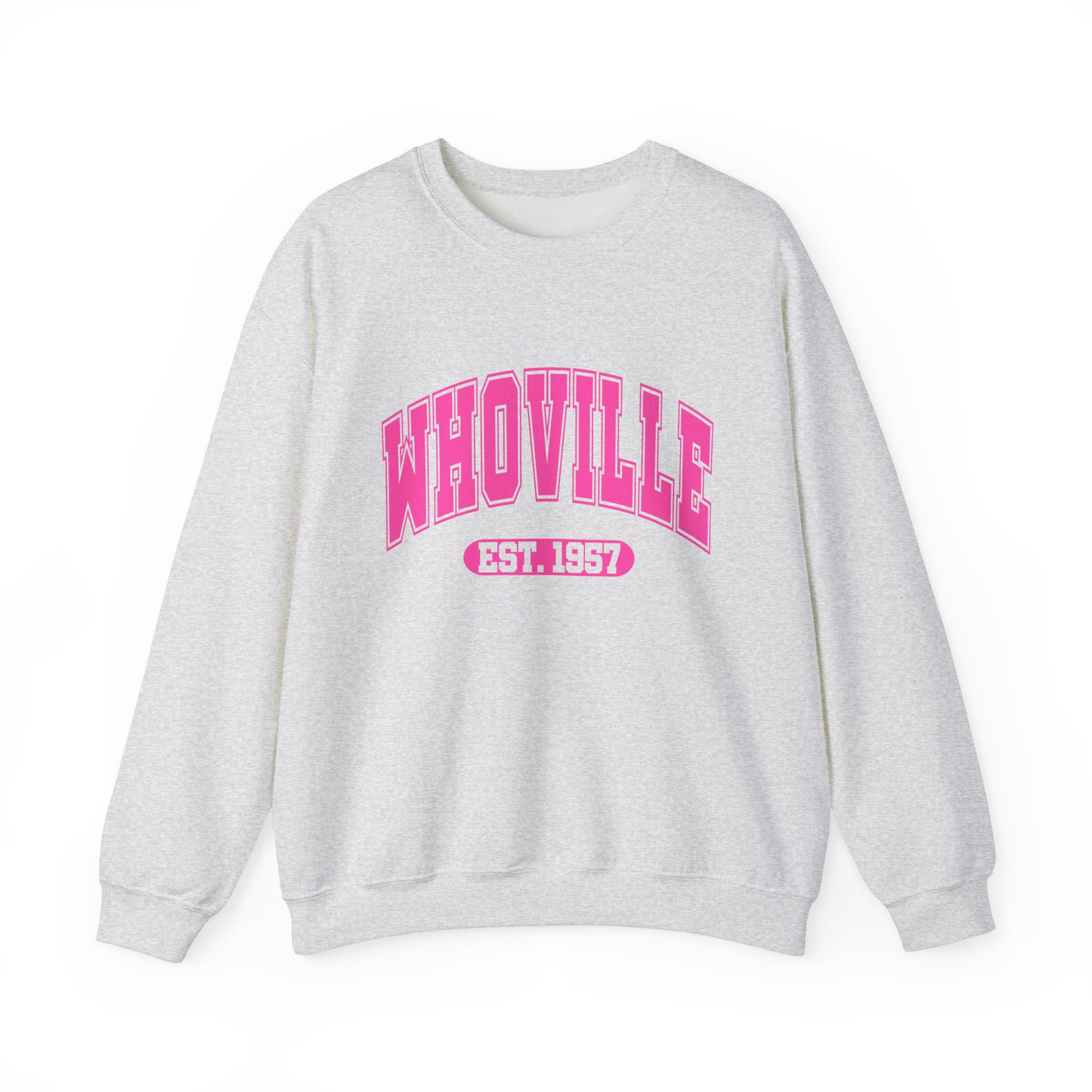 WHOVILLE UNIVERSITY 2 SIDED PRINT SWEATSHIRT (GILDAN)