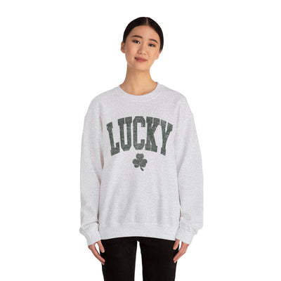 Lucky Sweatshirt - distressed  (GILDAN)