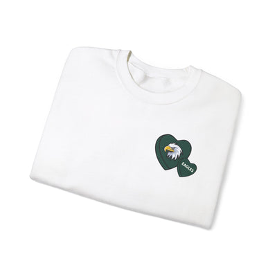 Philadelphia Eagles Heart Pride Sweatshirt (2-Sided Print) (GILDAN)