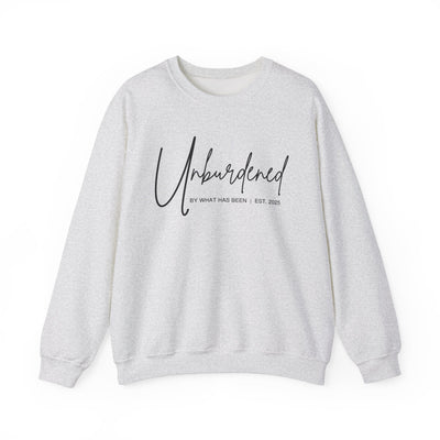 UNBURDENED BY WHAT HAS BEEN SWEATSHIRT (GILDAN)