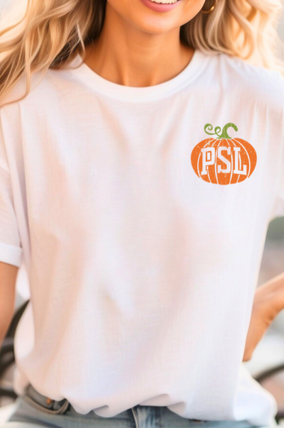 PUMPKIN SPICE LIFE 2 SIDED PRINT TEE (COMFORT COLORS)