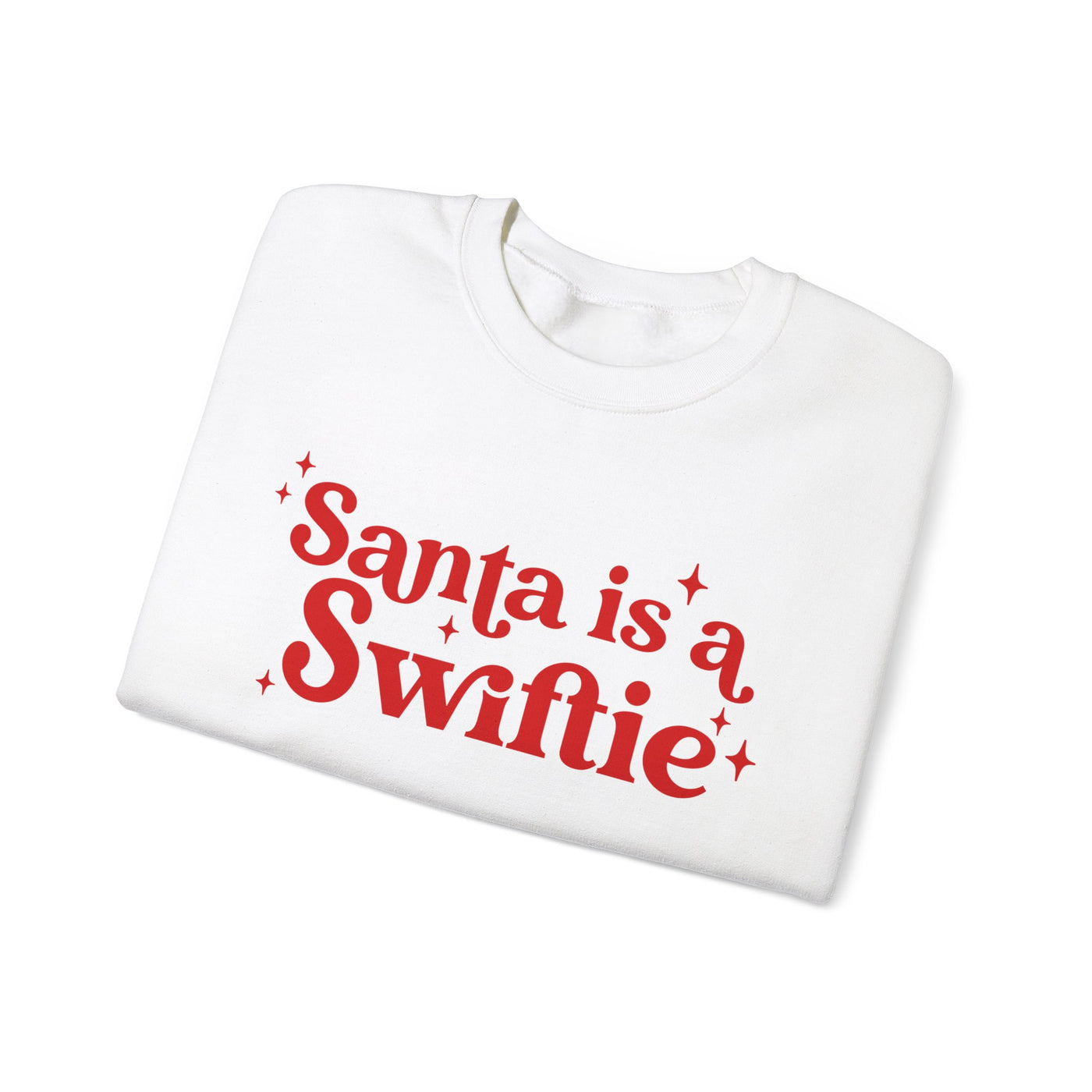 SANTA IS A SWIFTIE SWEATSHIRT (GILDAN)