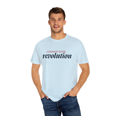 COMMON SENSE REVOLUTION TEE (COMFORT COLORS)