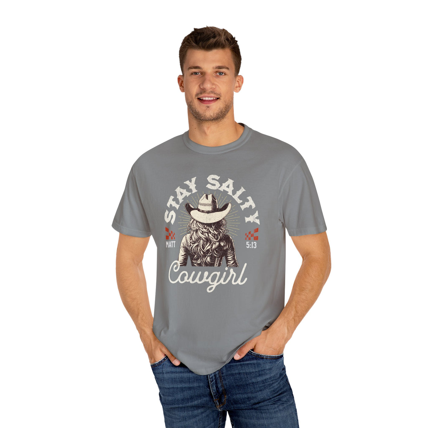 Stay Salty Cowgirl T-Shirt (Comfort Colors)