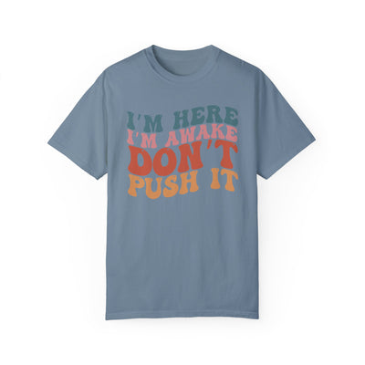 Don't Push It T-Shirt (COMFORT COLORS)