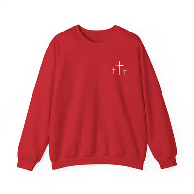 FAITH OVER FEAR SWEATSHIRT 2 SIDED PRINT (GILDAN)