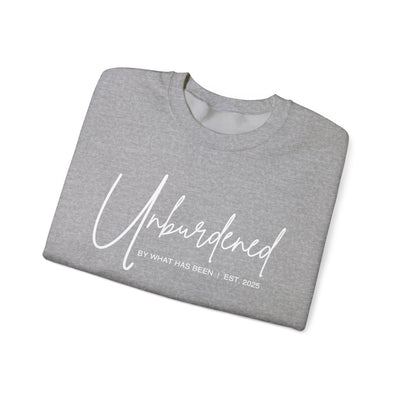 UNBURDENED BY WHAT HAS BEEN SWEATSHIRT (GILDAN)