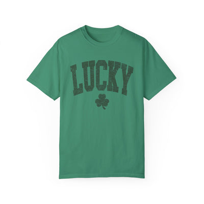 Lucky T-shirt - distressed (Comfort Colors)