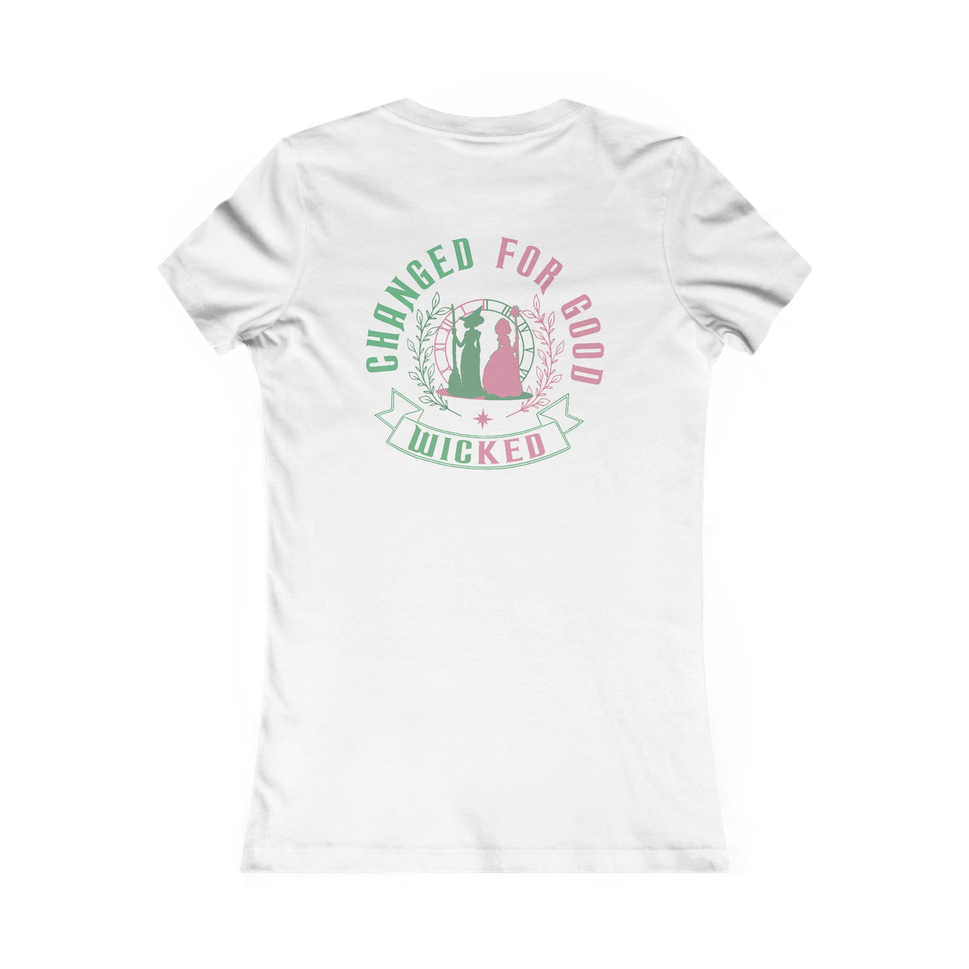 GLINDA 2 SIDED PRINT FITTED TEE (GILDAN)