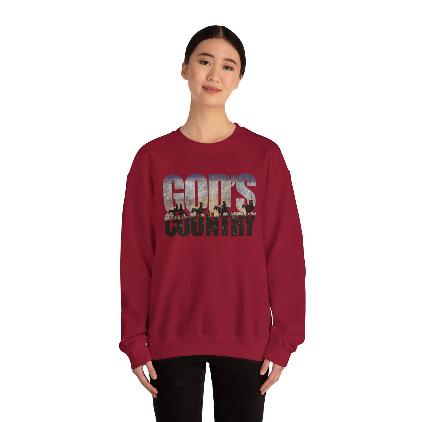 God's Country Sweatshirt (GILDAN)