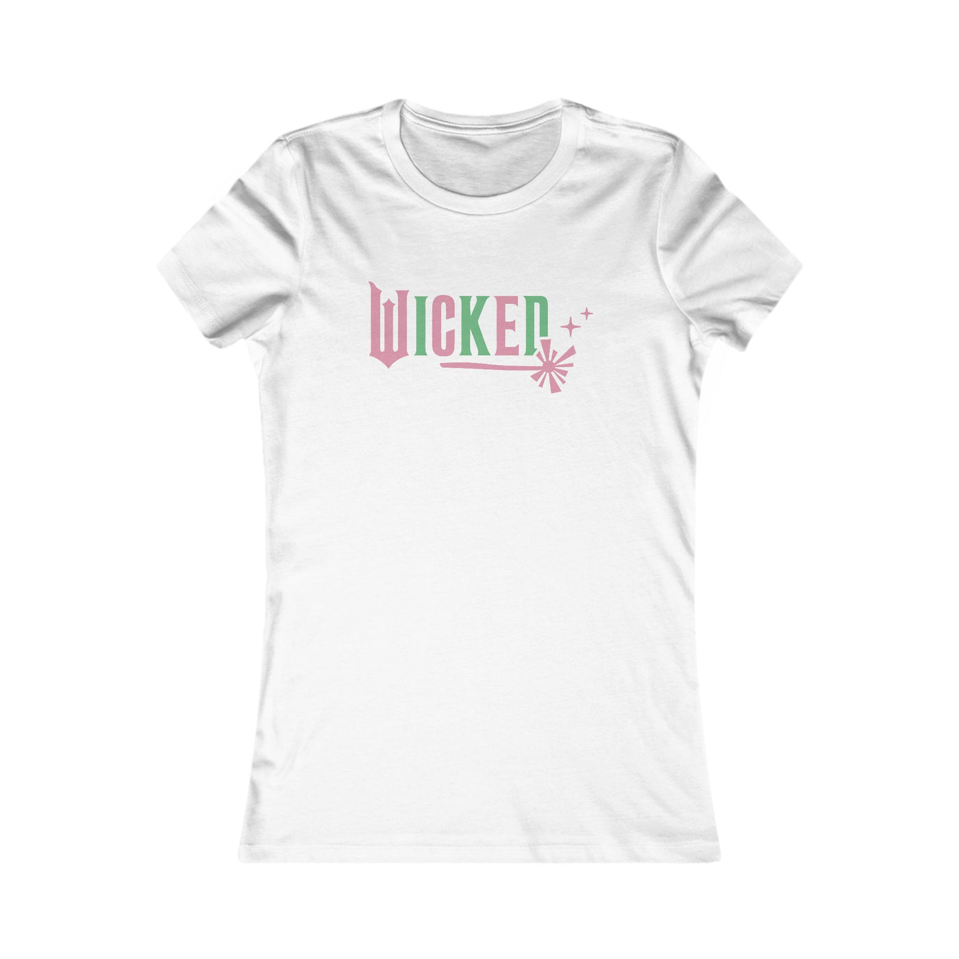 GLINDA 2 SIDED PRINT FITTED TEE (GILDAN)