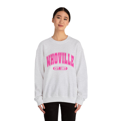 WHOVILLE UNIVERSITY 2 SIDED PRINT SWEATSHIRT (GILDAN)