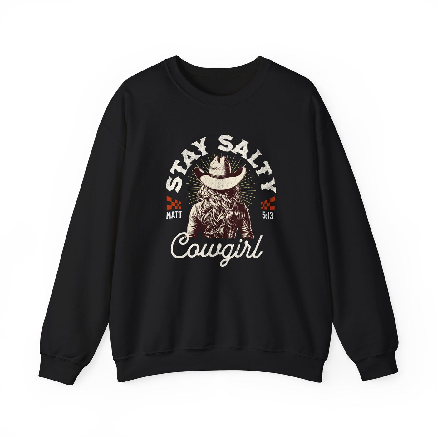 Stay Salty Cowgirl Sweatshirt (GILDAN)