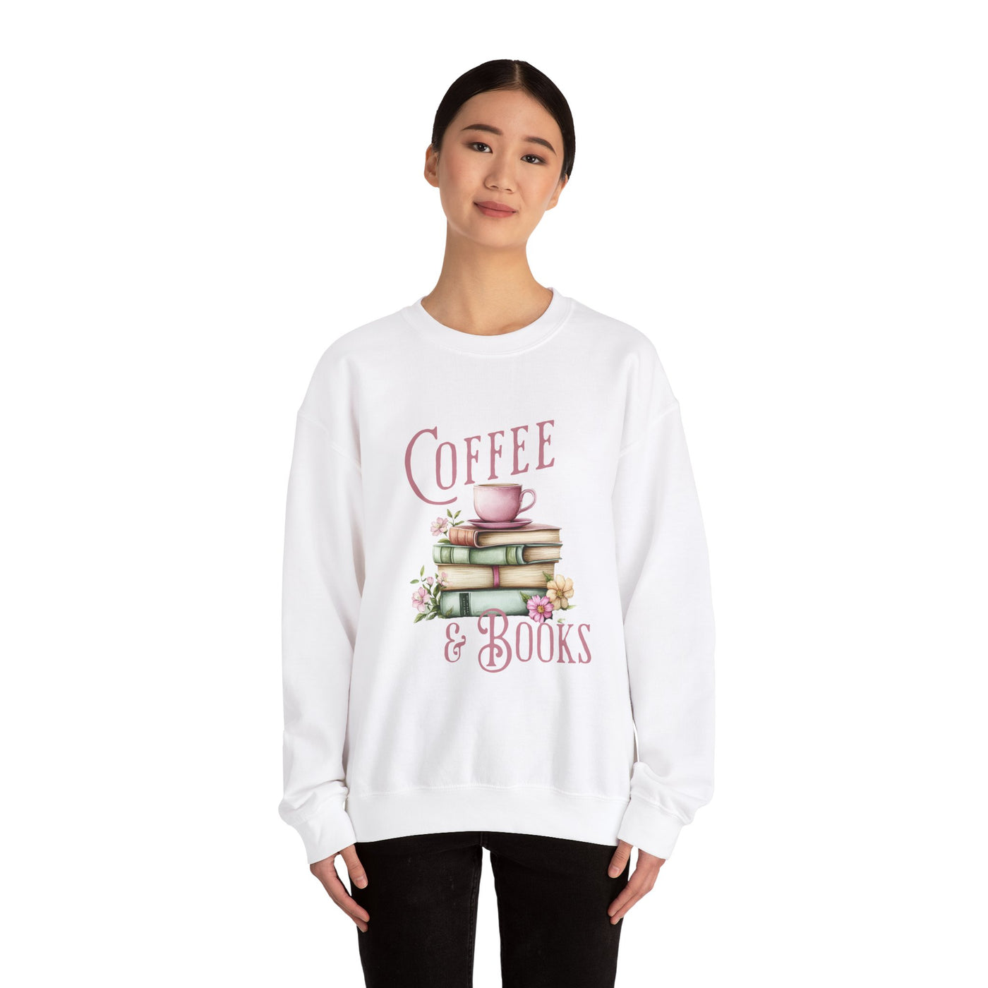 Coffee & Books Sweatshirt (GILDAN)