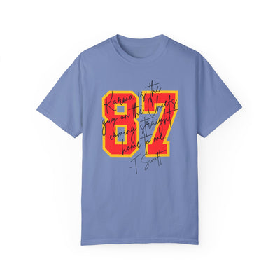 87 Karma Football Season T-shirt (COMFORT COLORS)