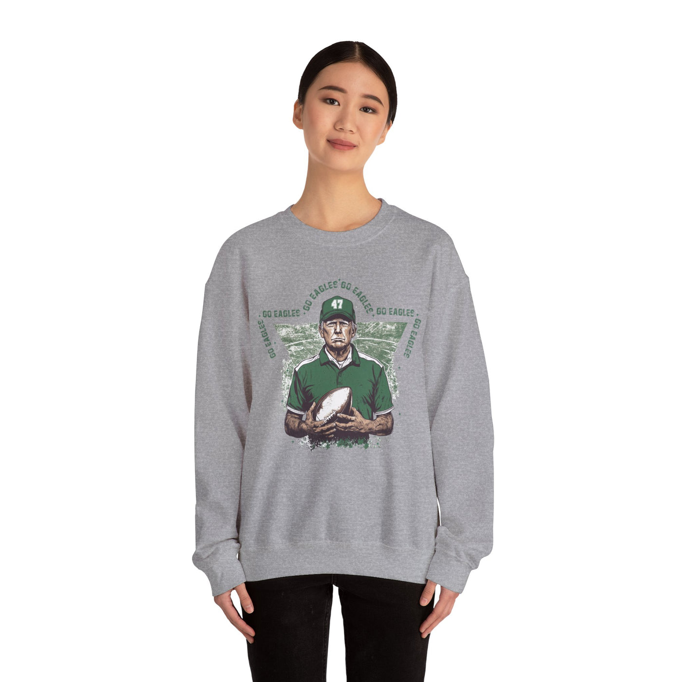 Go Eagles Coach 47 Sweatshirt (GILDAN)