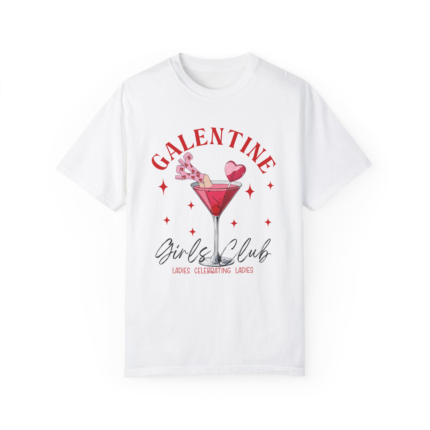 Galentine Girl’s Club Graphic Tee 🍸✨ (COMFORT COLORS)