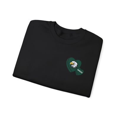 Philadelphia Eagles Heart Pride Sweatshirt (2-Sided Print) (GILDAN)