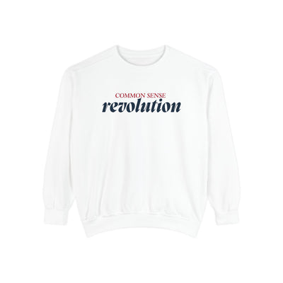 COMMON SENSE REVOLUTION SWEATSHIRT (COMFORT COLORS)