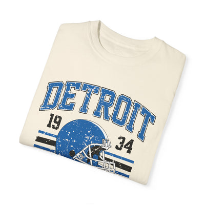 Detroit Football 1934 Distressed T-shirt (Comfort Colors)