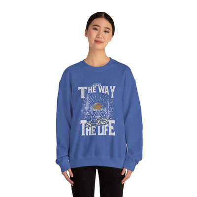 Jesus, The Way, The Truth, The Life Sweatshirt   (GILDAN)