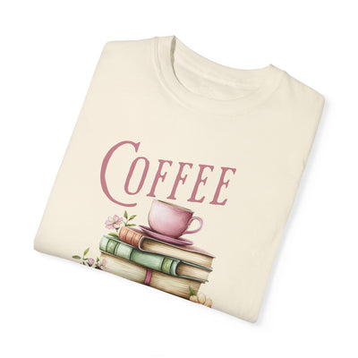 Coffee and Books T-shirt (COMFORT COLORS)