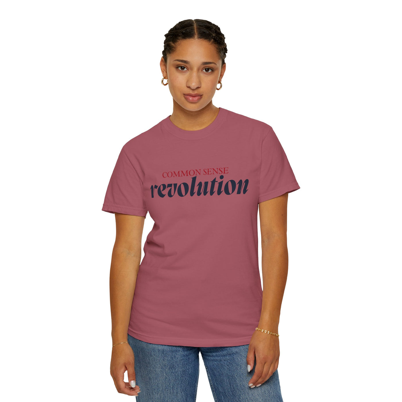 COMMON SENSE REVOLUTION TEE (COMFORT COLORS)