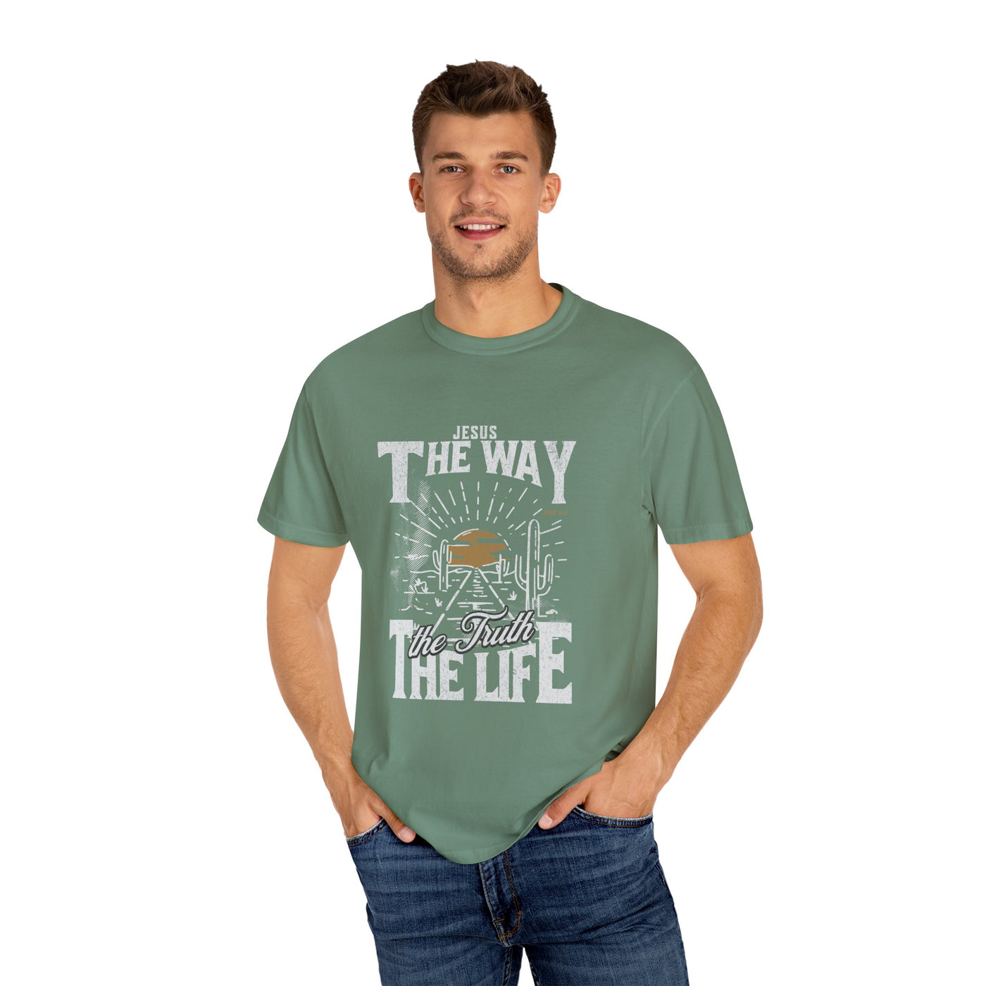 Jesus, The Way, The Truth, The Life T-Shirt (COMFORT COLORS)