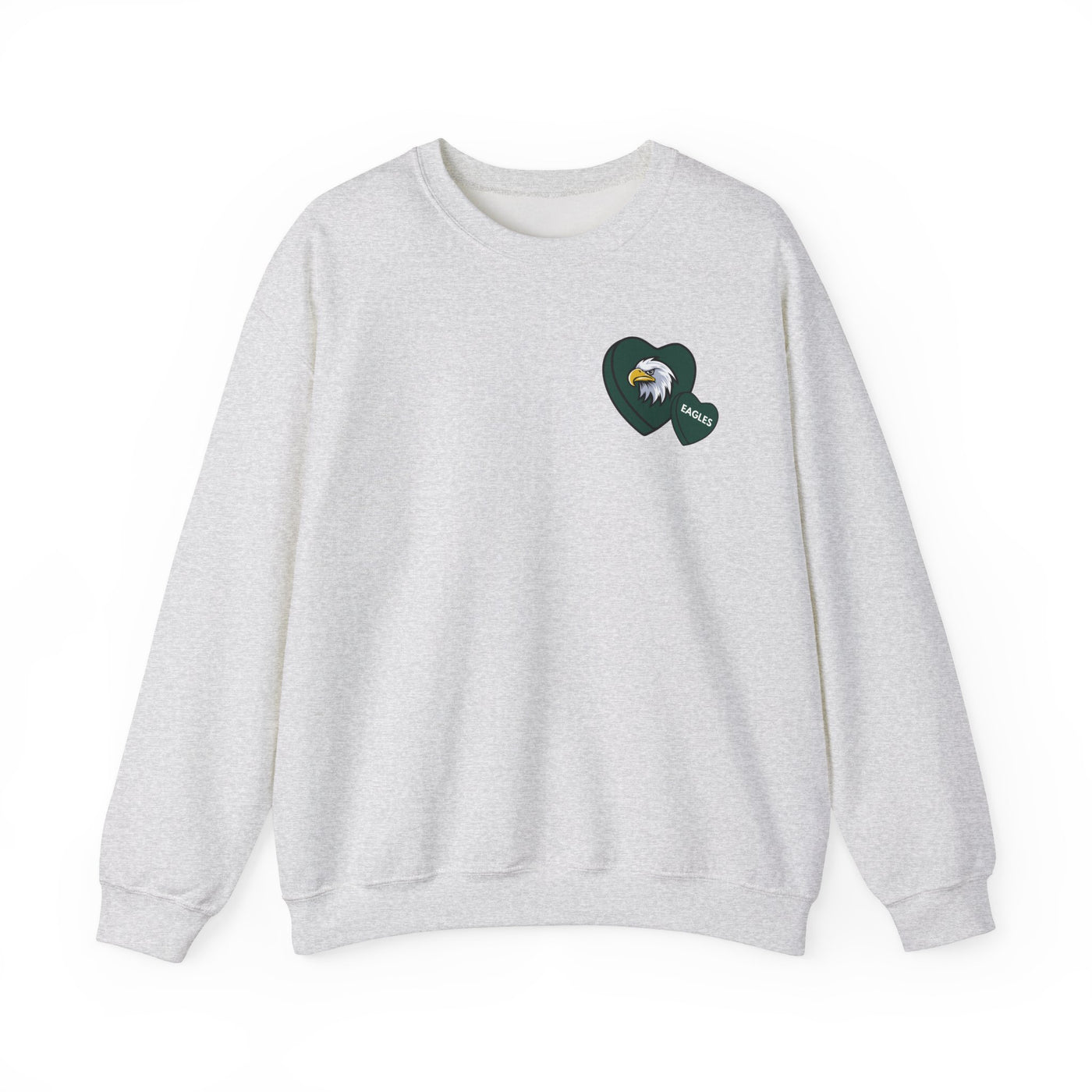 Philadelphia Eagles Heart Pride Sweatshirt (2-Sided Print) (GILDAN)