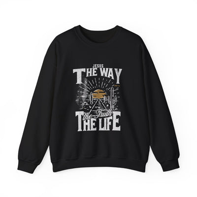 Jesus, The Way, The Truth, The Life Sweatshirt   (GILDAN)