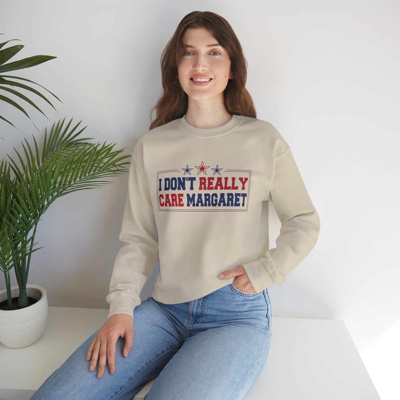 I don't really care Margaret Sweatshirt (GILDAN)