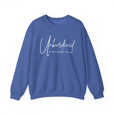 UNBURDENED BY WHAT HAS BEEN SWEATSHIRT (GILDAN)